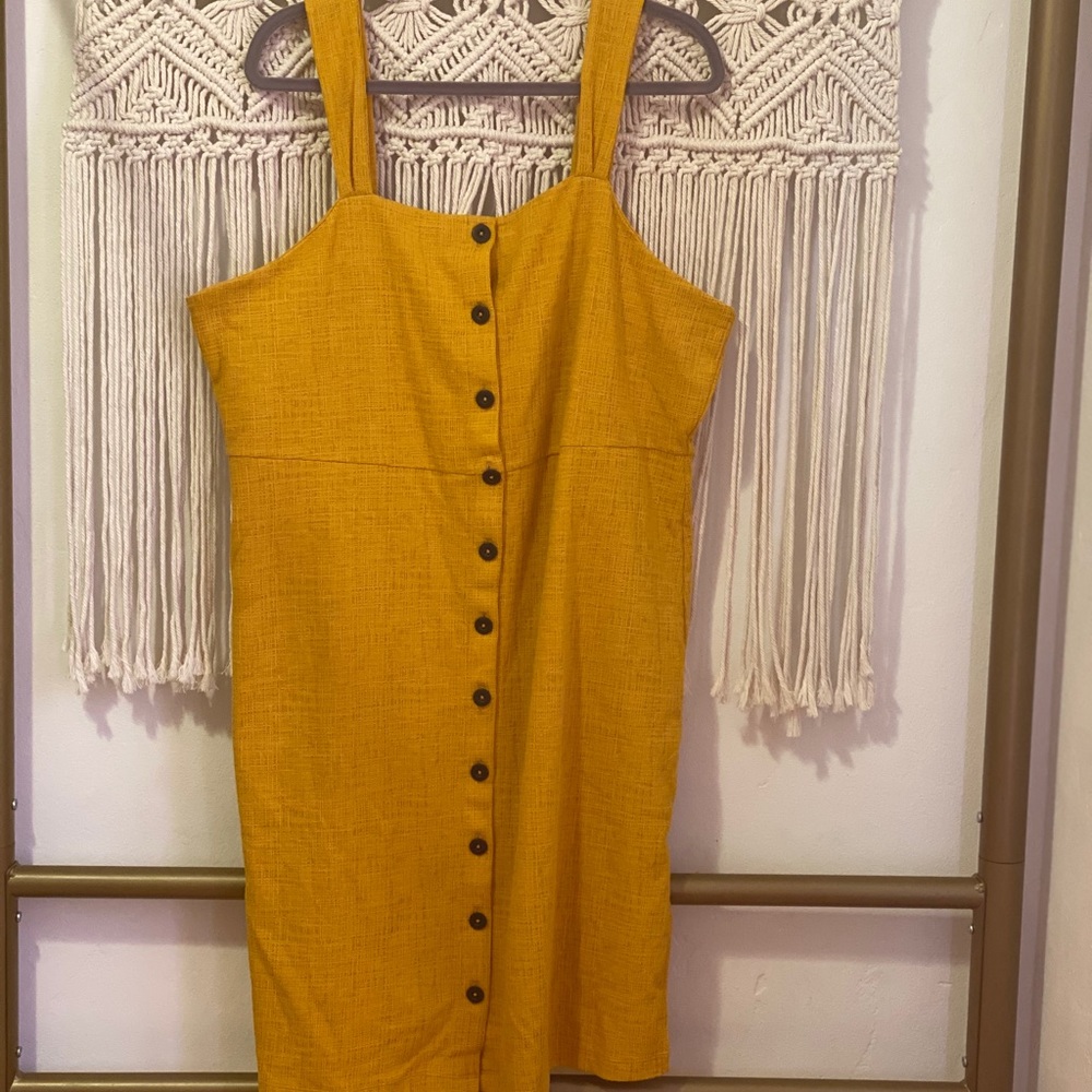 Madewell Button Front Dress